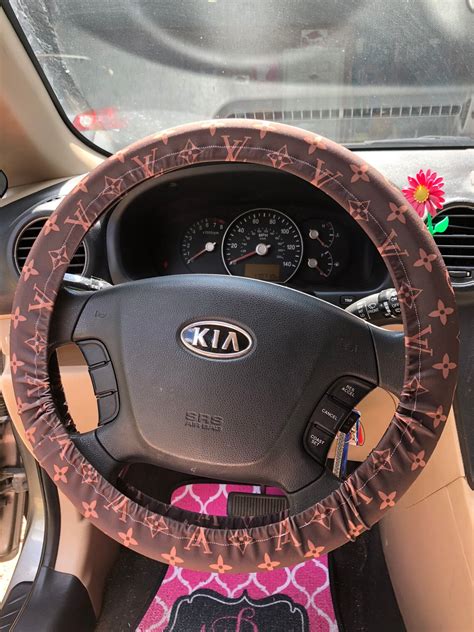 fake louis vuitton steering wheel cover|louis vuitton car seat covers.